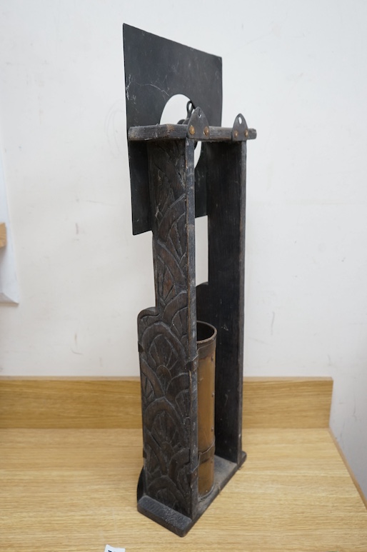 Jonathan Brigge ‘clepsydra’ water clock, 75cm high. Condition - fair